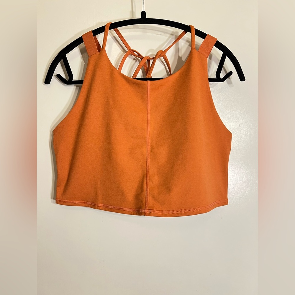 Free People Movement Orange Sports Top